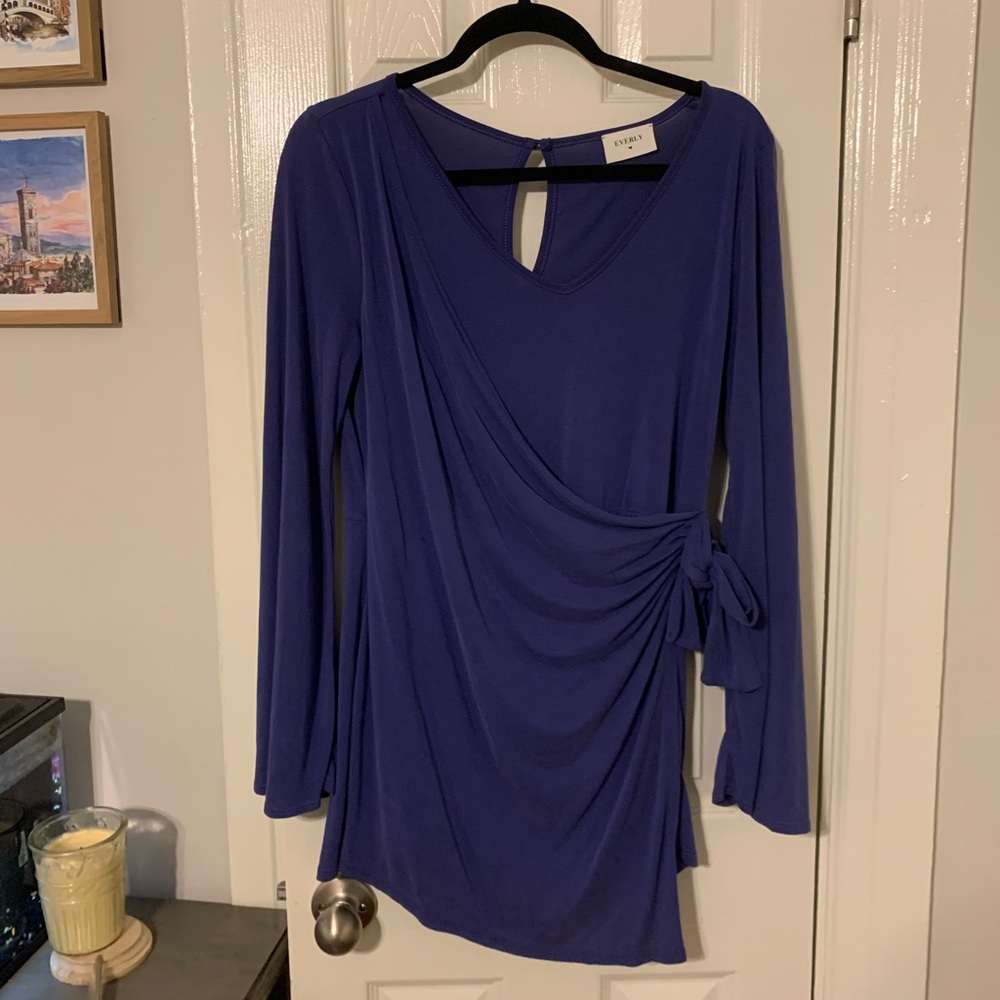 Boutique Romper with wrap skirt front